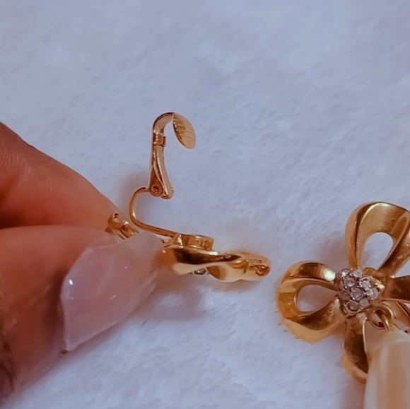 18k bathing dina fantacia earrings - Picture 4 of 5